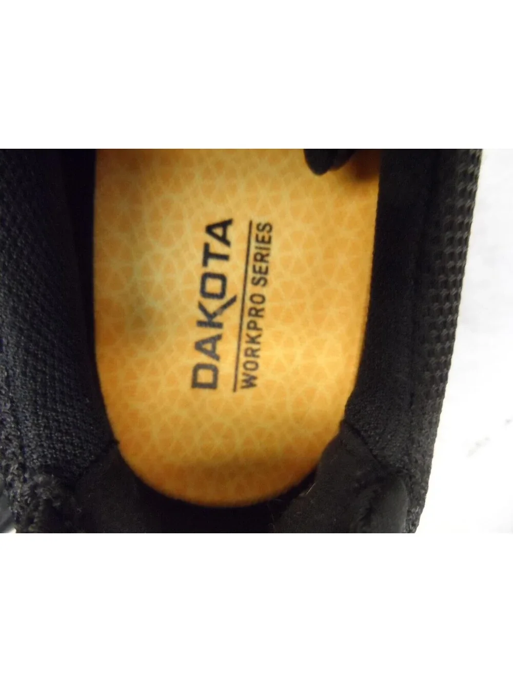 Dakota Men's Lace-Up Steel Toe Sport Oxford Shoes 3105 Black Leather Size 8.5M